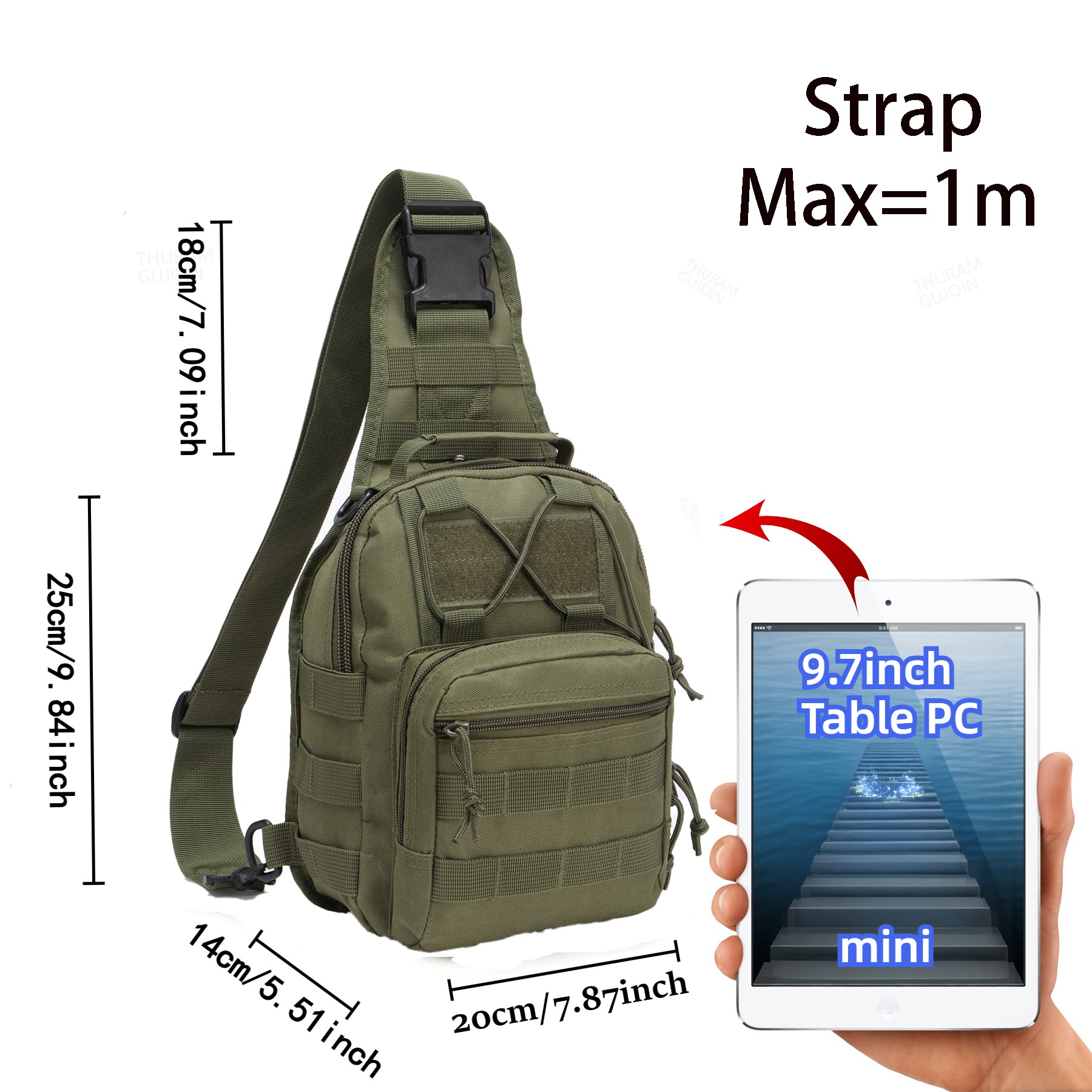 THURAM Outdoor Tactical Bag Ba - Outdoor Sport Backpack review and price