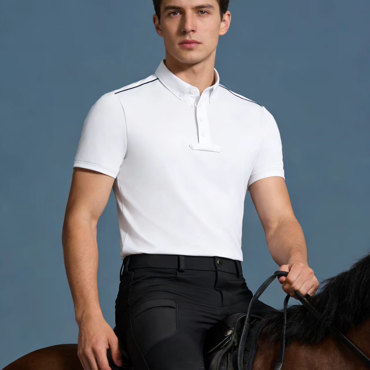 Men's equestrian top knitted p - Polo Shirt Equestrian review and price