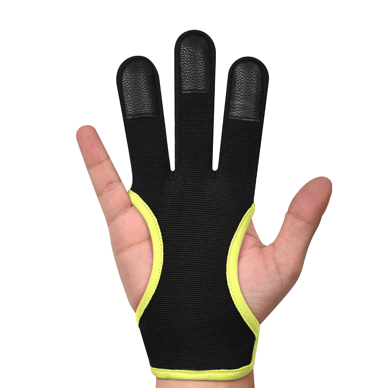 1PCS Archery 3 Fingers Glove G - Outdoor Sport Gloves review and price