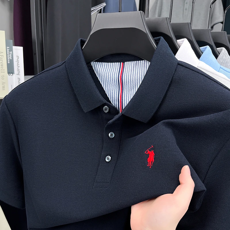 Men's 100% Cotton Short Sleeve - Polo Shirt Equestrian review and price