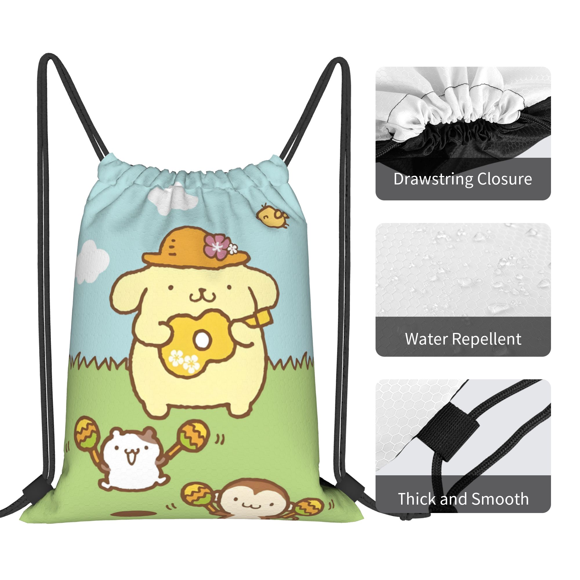 Custom P-Pompompurines Drawstr - Outdoor Sport Backpack review and price