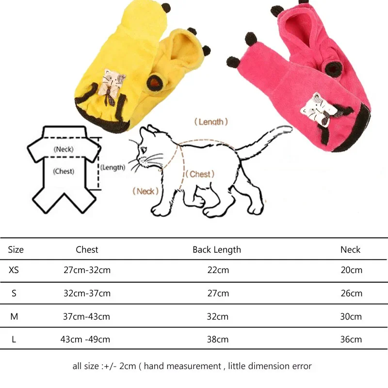 Cat Clothes Warmly Coral Velve - Outdoor Sport Festival review and price