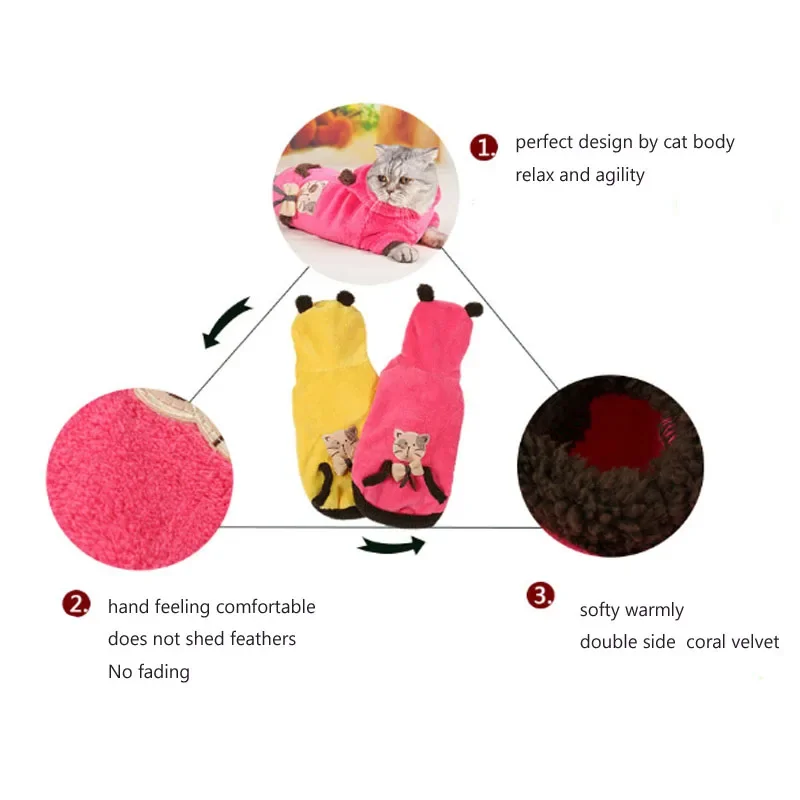 Cat Clothes Warmly Coral Velve - Outdoor Sport Festival review and price