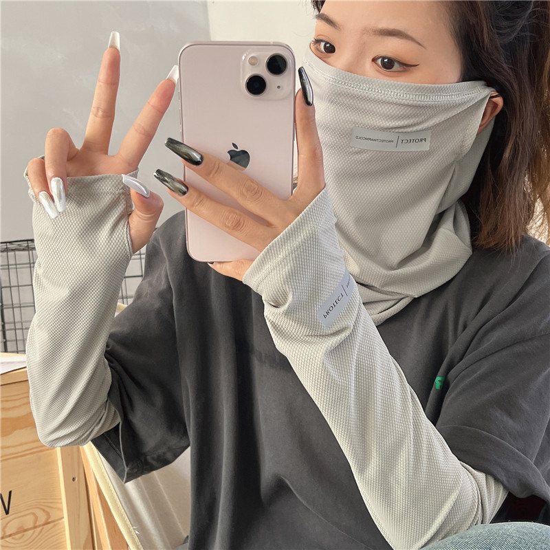 2Pcs Set Sun UV Protection Arm - Outdoor Sport Gloves review and price